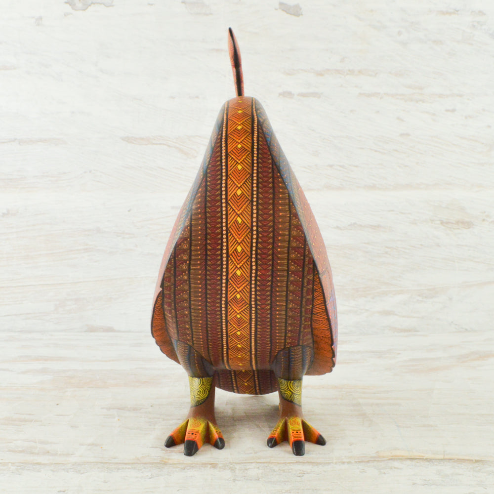 Alebrije Oaxacan Wood Carving Quail - Magia Mexica