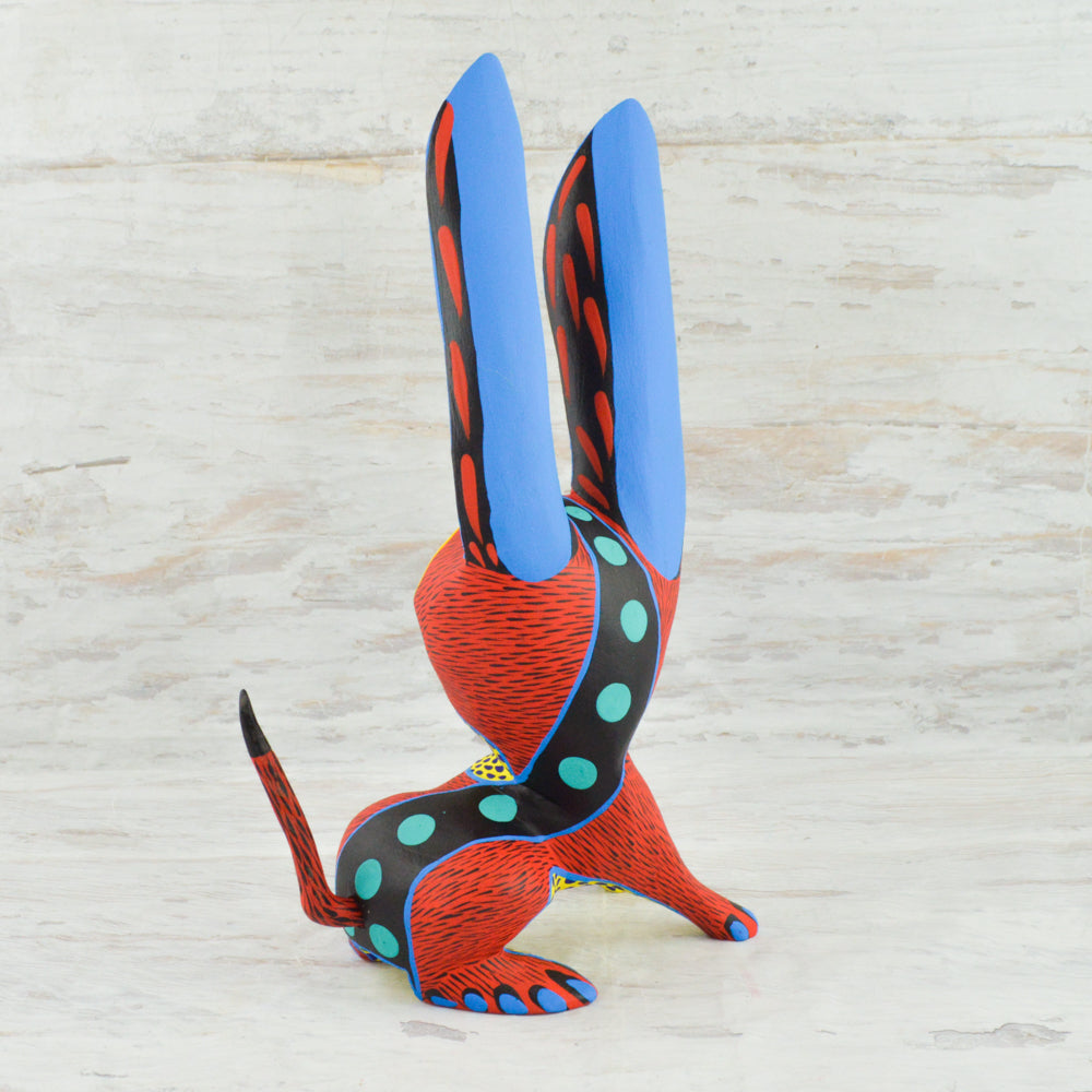 Dog Alebrije Oaxacan Wood Carving - magiamexica.com