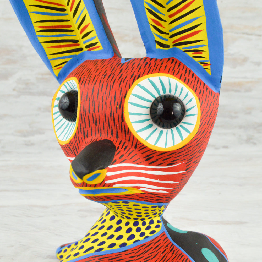 Dog Alebrije Oaxacan Wood Carving - magiamexica.com