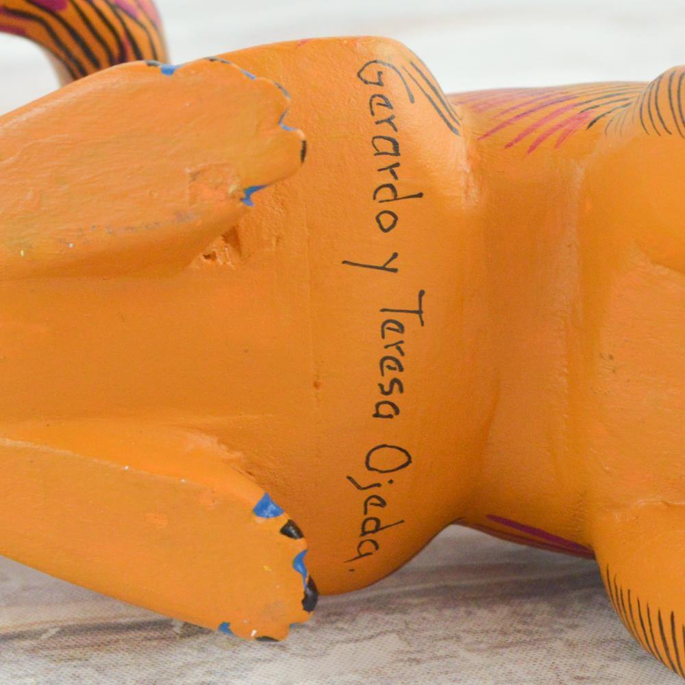 Alebrije Oaxacan Wood Carving Tlacuache - Magia Mexica