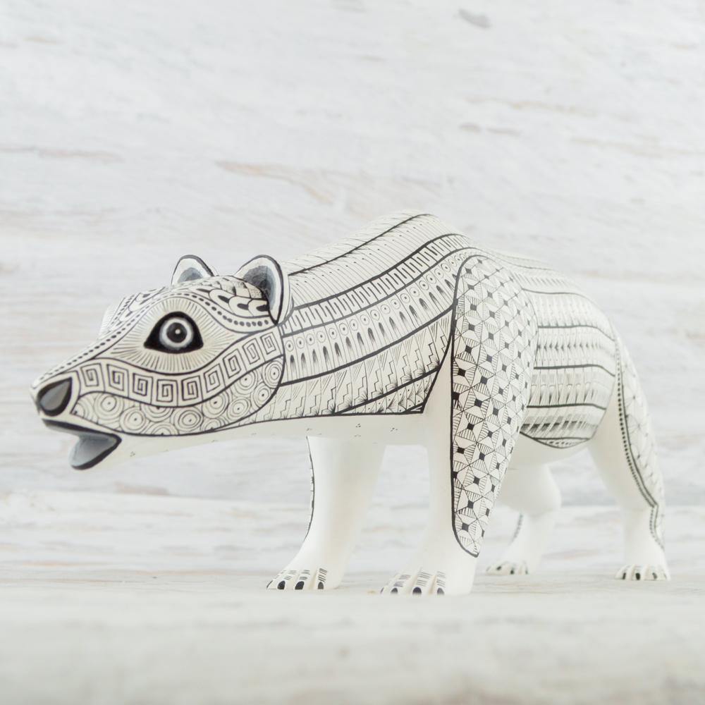 Alebrije Oaxacan Wood Carving Bear - Magia Mexica