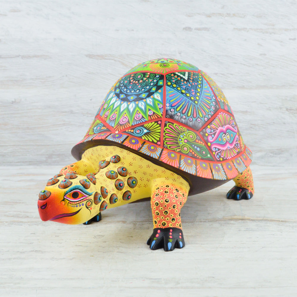 Turtle Alebrije Wood Carving Handcrafts - Magia Mexica