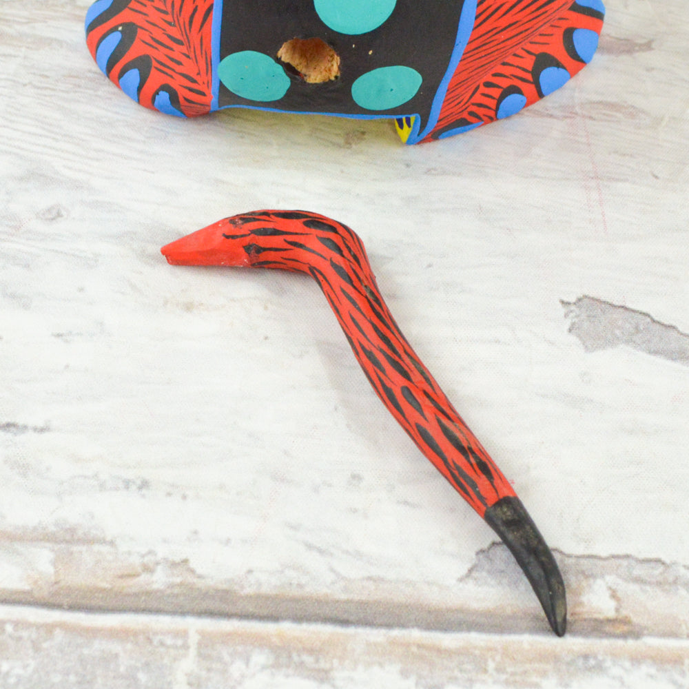 Dog Alebrije Oaxacan Wood Carving - magiamexica.com