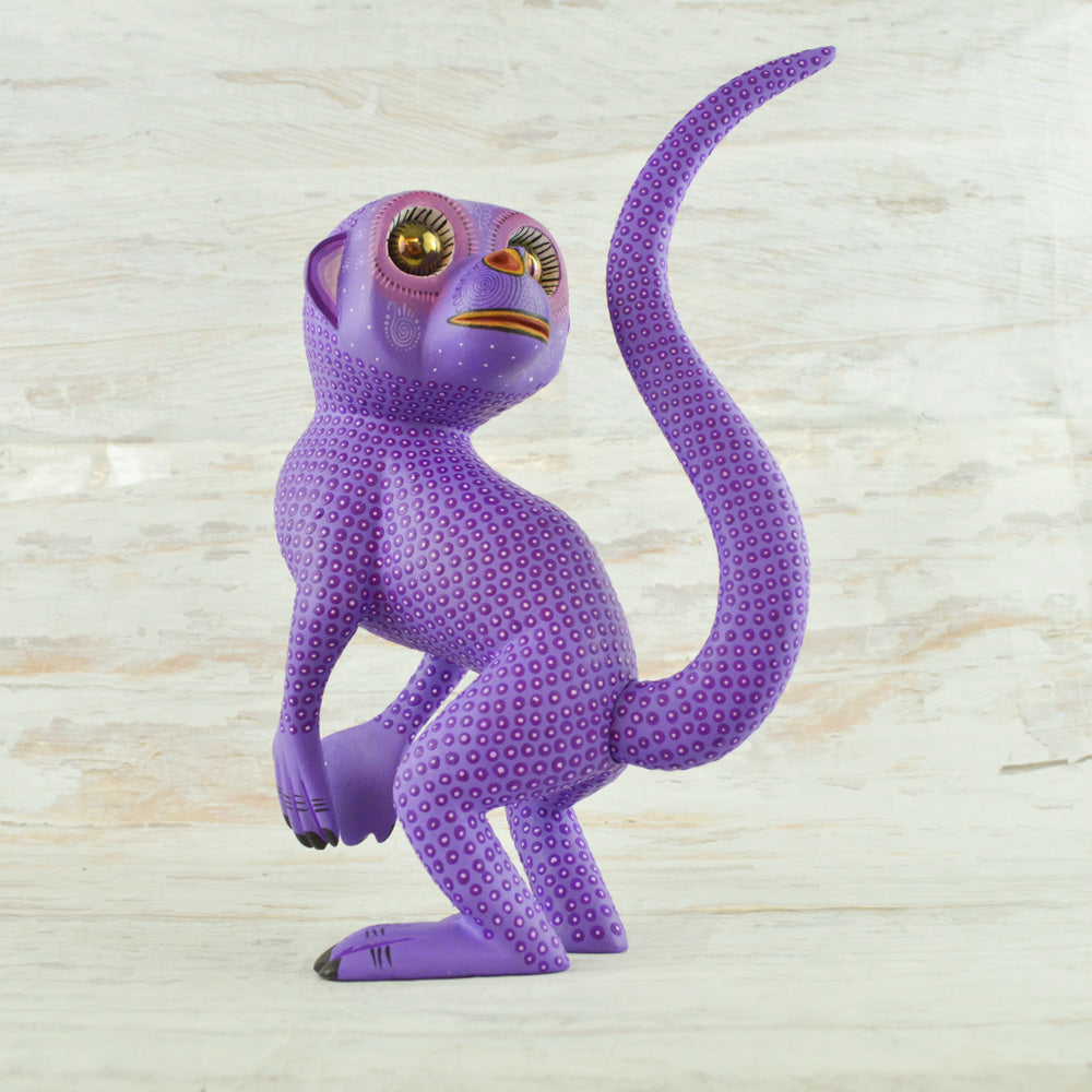 Monkey Alebrije Oaxacan Wood Carving - Alebrije Huichol Mexican Folk art magiamexica.com