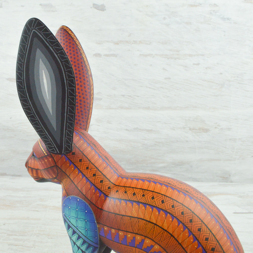 Rabbit Alebrije Oaxacan Wood Carving - Magia Mexica