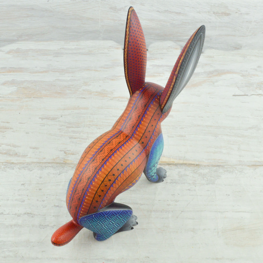 Rabbit Alebrije Oaxacan Wood Carving - Magia Mexica