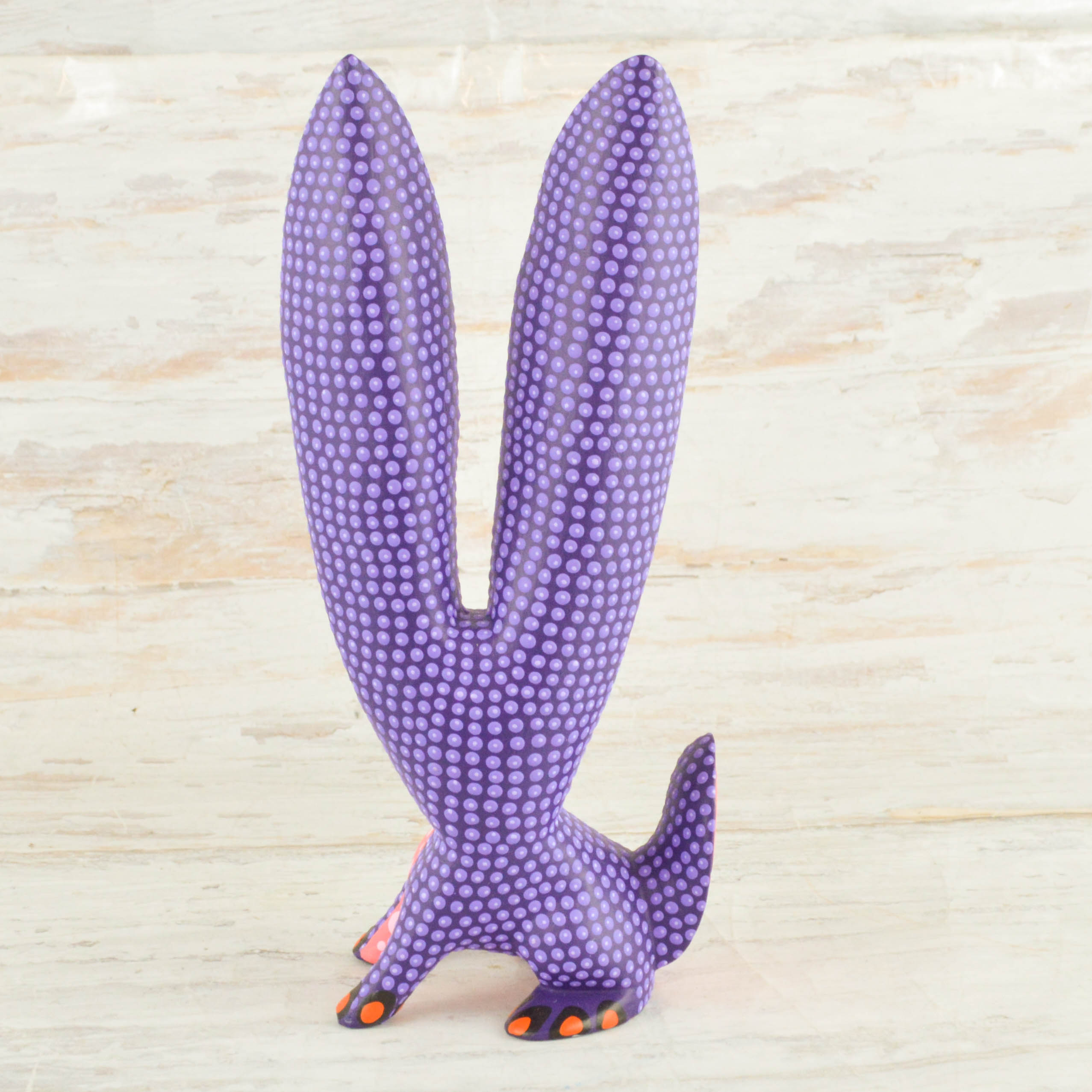 Rabbit Alebrije Oaxacan Wood Carving - Alebrije Huichol Mexican Folk art magiamexica.com