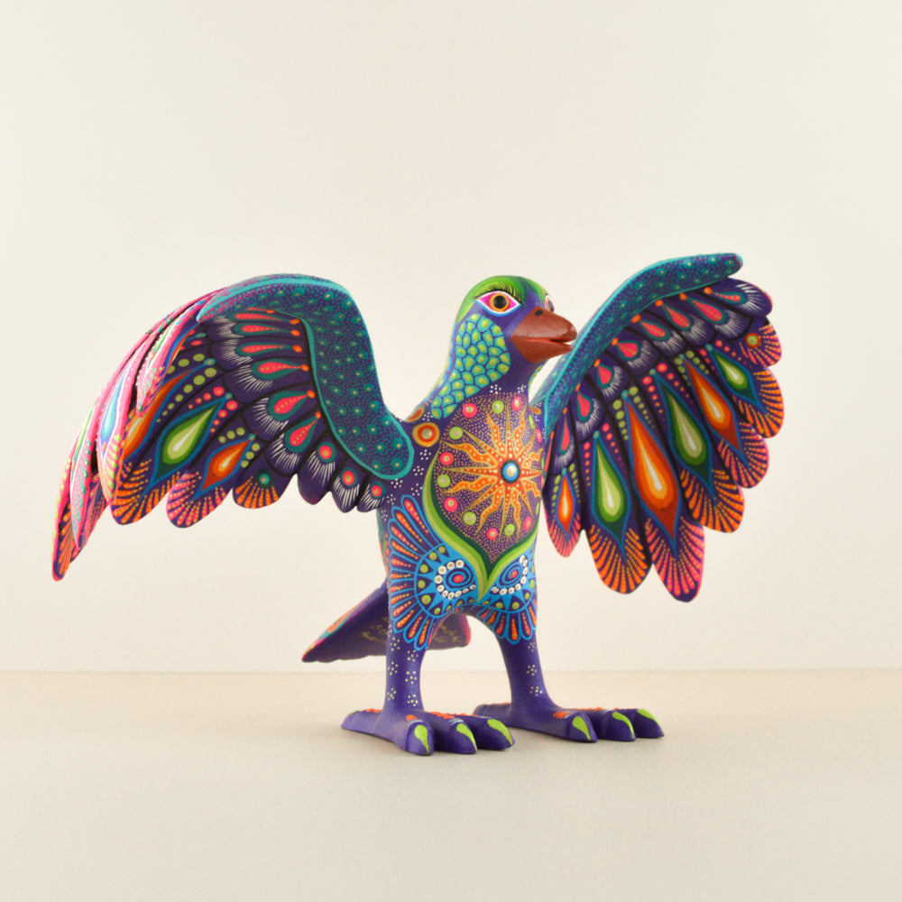 Alebrije Oaxacan Wood Carving Bird - Magia Mexica