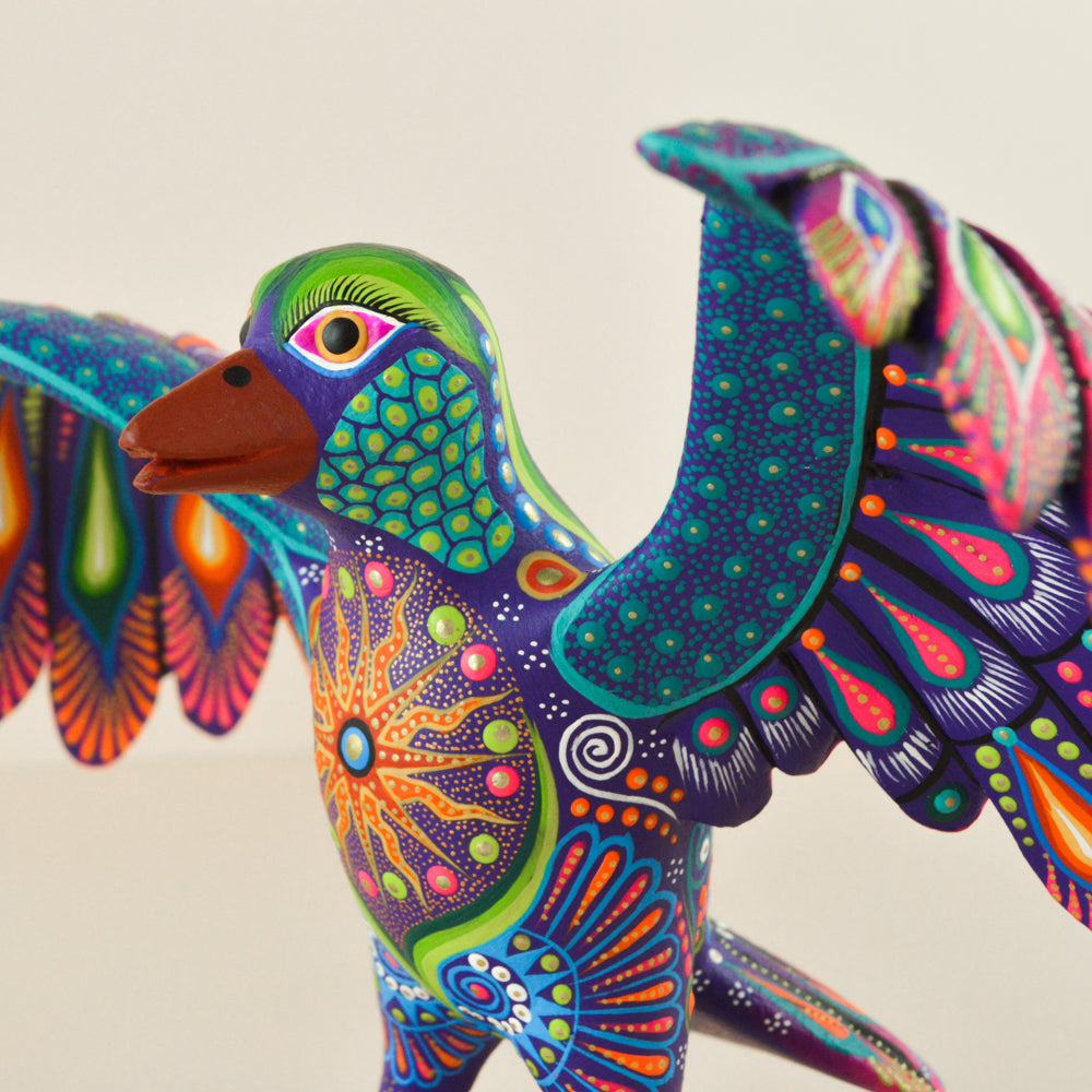 Alebrije Oaxacan Wood Carving Bird - Magia Mexica