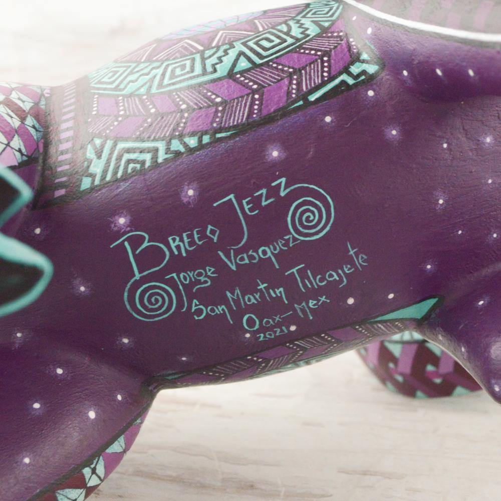 Alebrije Oaxacan Wood Carving Ram - Magia Mexica