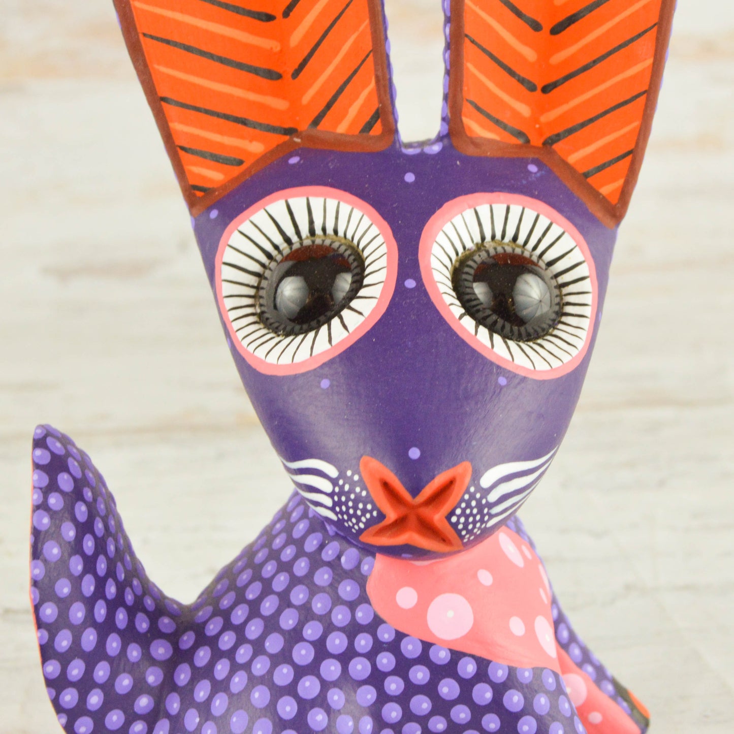 Rabbit Alebrije Oaxacan Wood Carving - Alebrije Huichol Mexican Folk art magiamexica.com