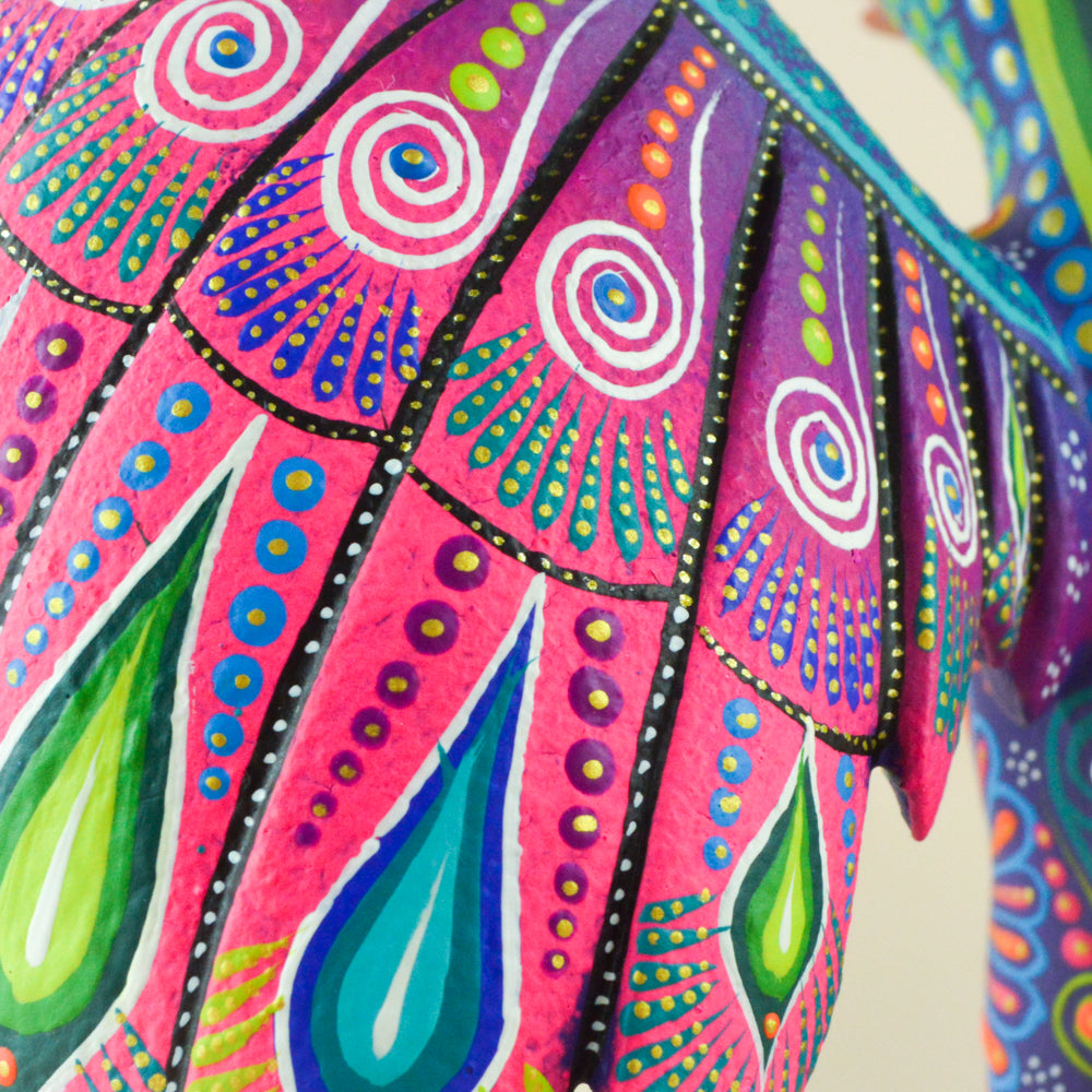 Alebrije Oaxacan Wood Carving Bird - Magia Mexica