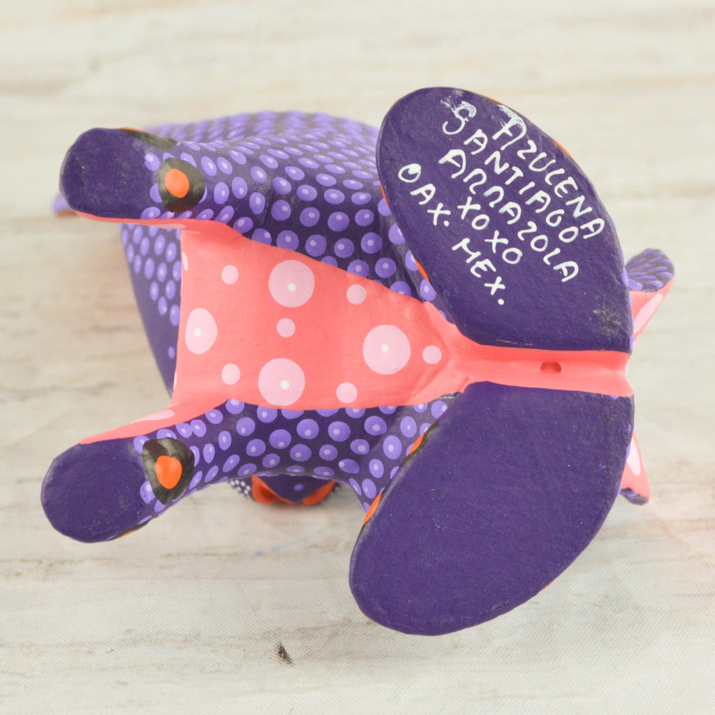 Rabbit Alebrije Oaxacan Wood Carving - Alebrije Huichol Mexican Folk art magiamexica.com