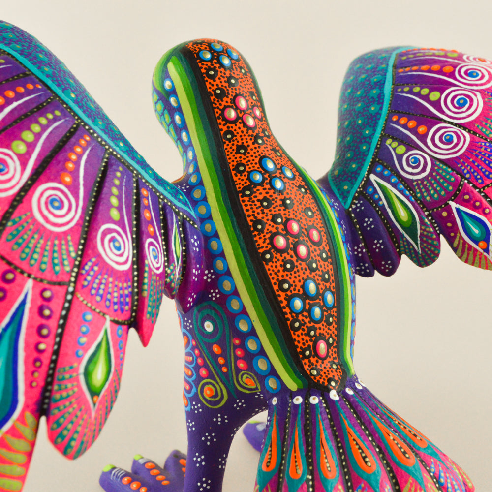 Alebrije Oaxacan Wood Carving Bird - Magia Mexica