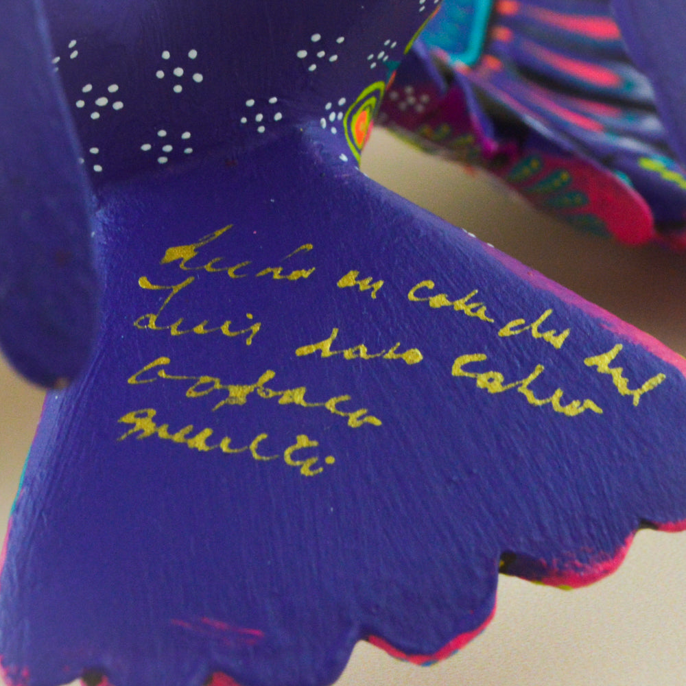 Alebrije Oaxacan Wood Carving Bird - Magia Mexica