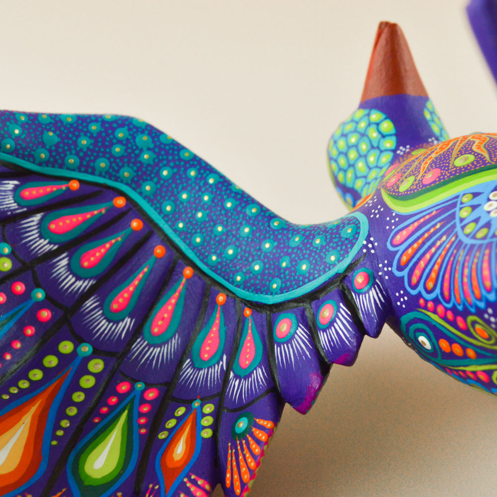 Alebrije Oaxacan Wood Carving Bird - Magia Mexica