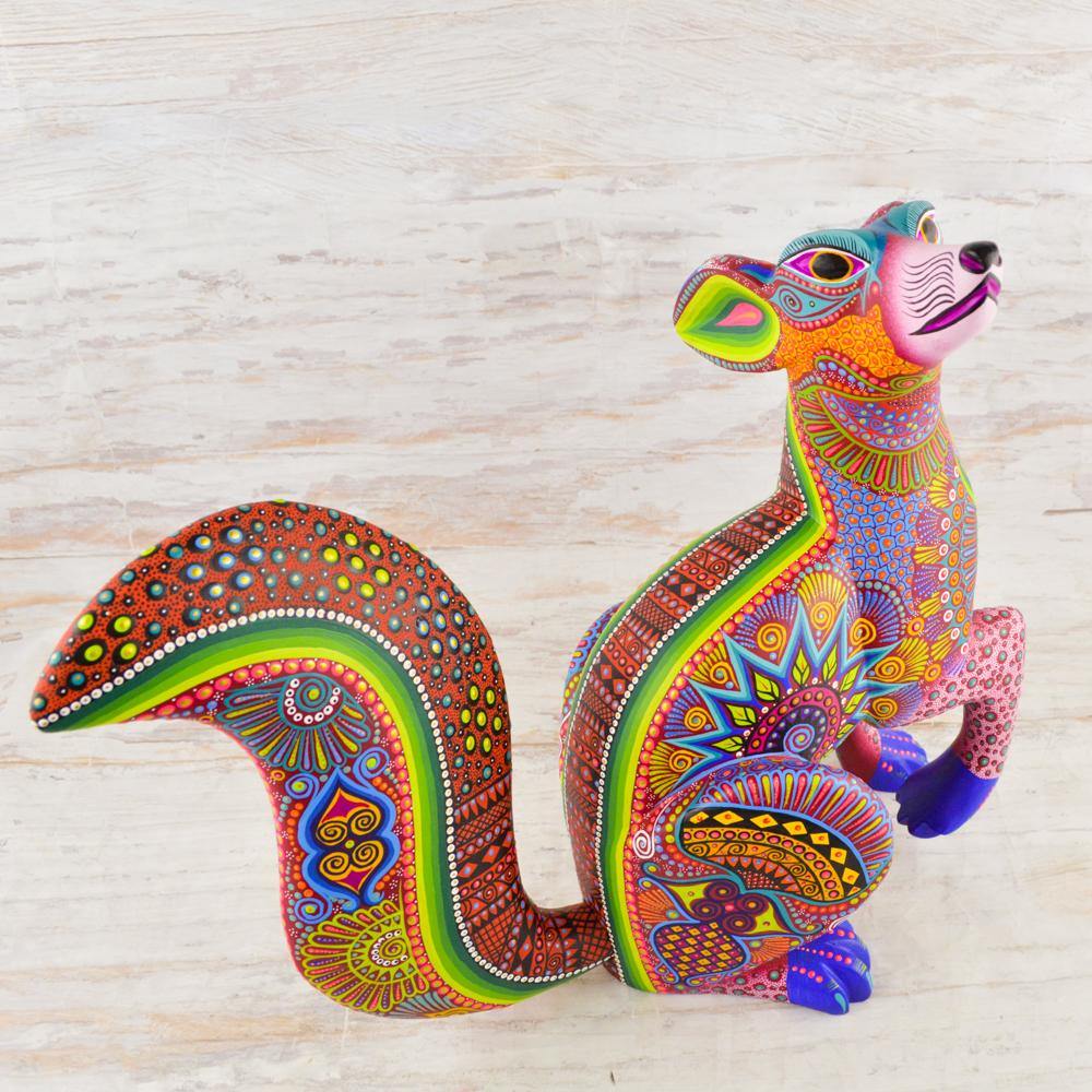 Alebrije Oaxacan Wood Carving Coyote - Magia Mexica