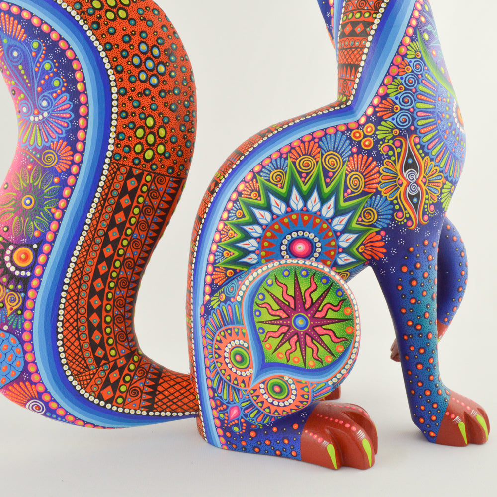 Fox Alebrije Oaxacan Wood Carving - magiamexica.com