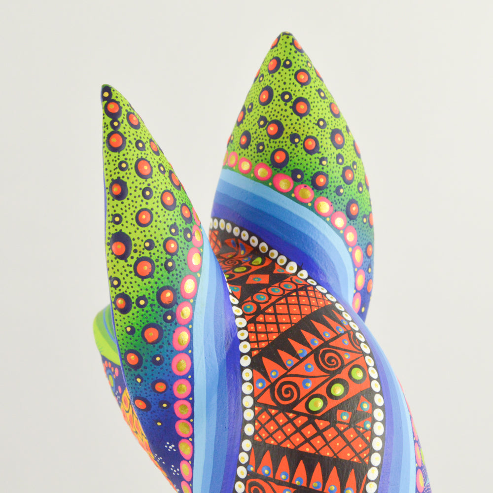 Fox Alebrije Oaxacan Wood Carving - magiamexica.com