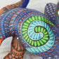 Iguana Alebrije Oaxacan Wood Carving - Magia Mexica
