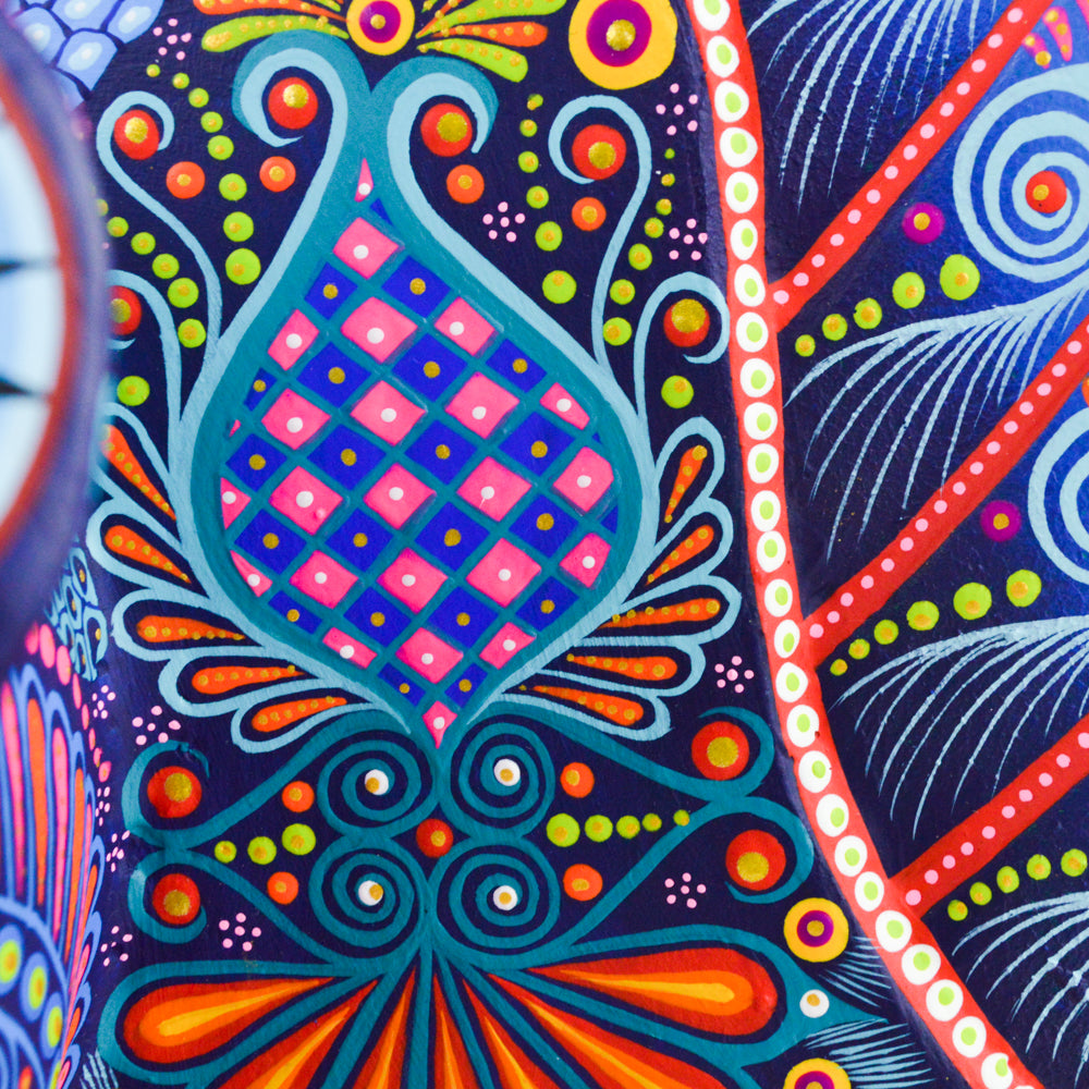 Owl Alebrije Wood Carving Handcrafts - Magia Mexica