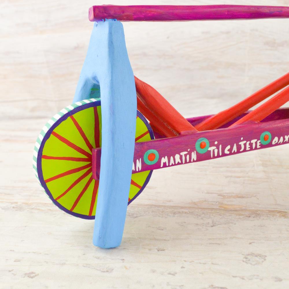 Alebrije Oaxacan Wood Carving Frog - Magia Mexica