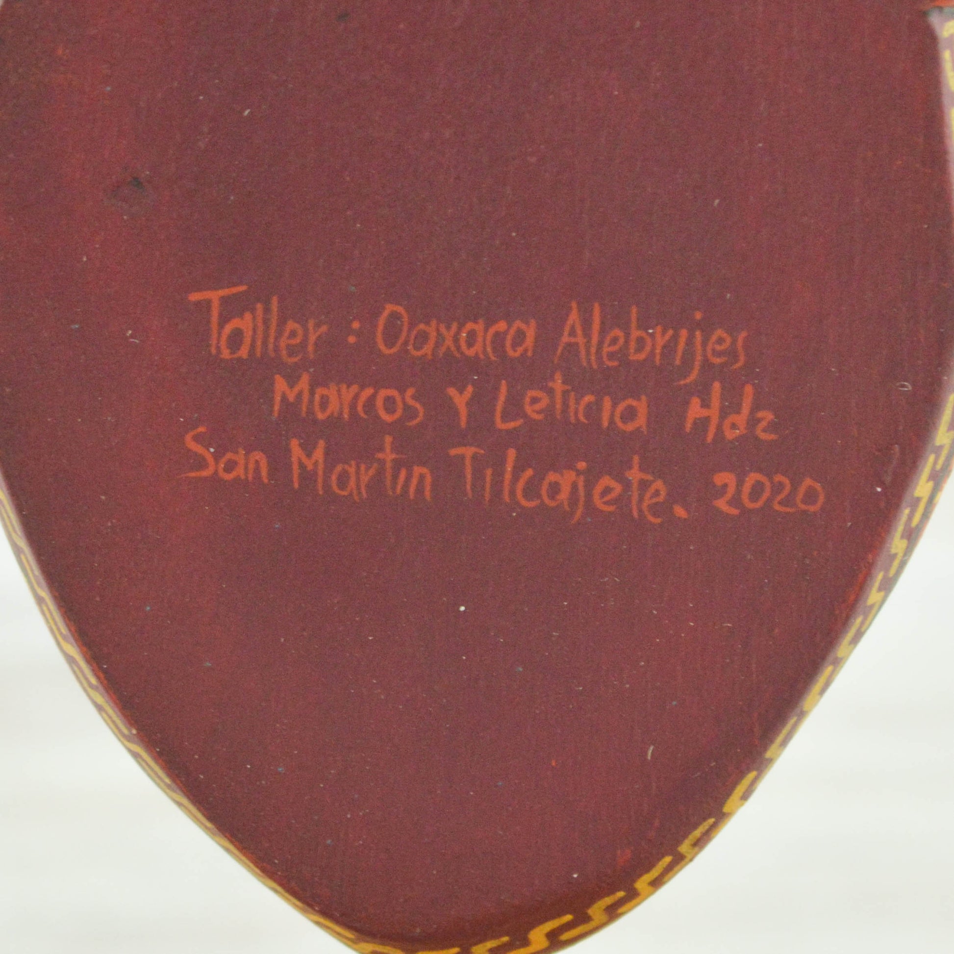 Heart Alebrije Oaxacan Wood Carving - Alebrije Huichol Mexican Folk art magiamexica.com