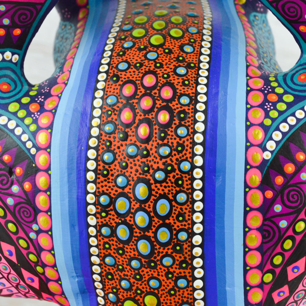 Owl Alebrije Wood Carving Handcrafts - Magia Mexica