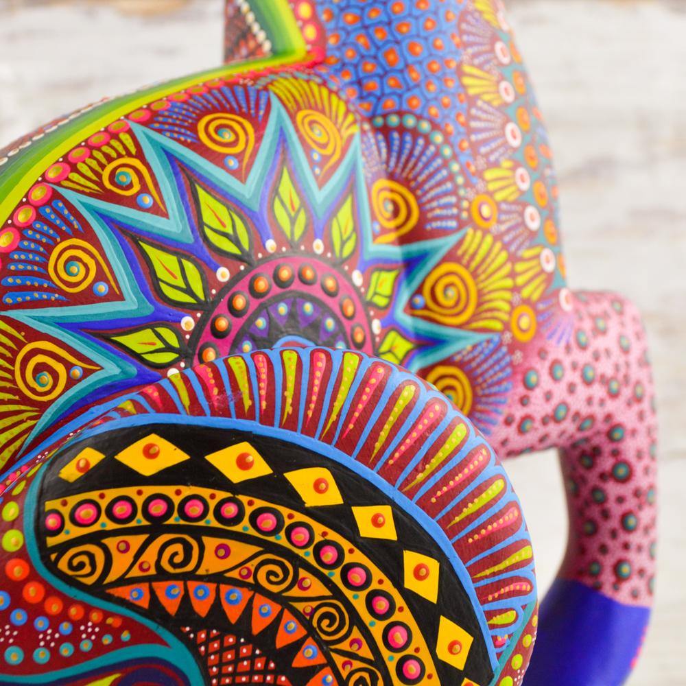 Alebrije Oaxacan Wood Carving Coyote - Magia Mexica