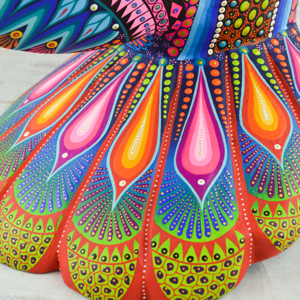 Owl Alebrije Wood Carving Handcrafts - Magia Mexica
