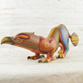 Alebrije Oaxacan Wood Carving Eagle Jaguar Fusion - Magia Mexica