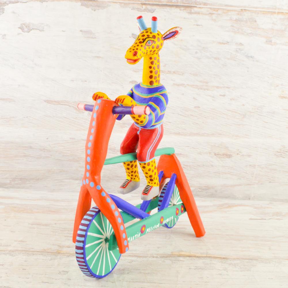 Alebrije Oaxacan Wood Carving Giraffe  - Magia Mexica