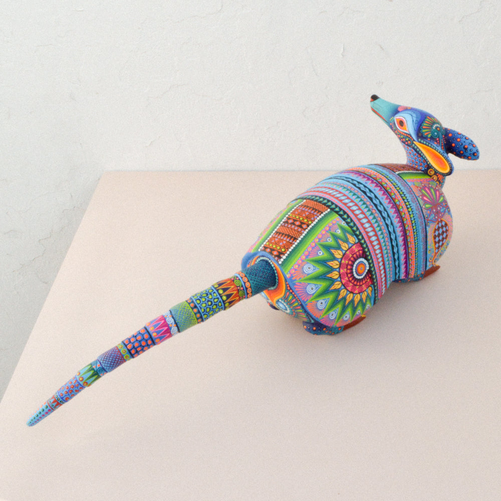 Armadillo Alebrije Wood Carving - magiamexica.com