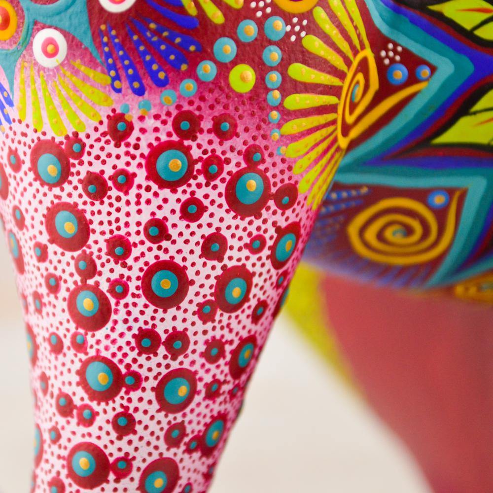 Alebrije Oaxacan Wood Carving Coyote - Magia Mexica