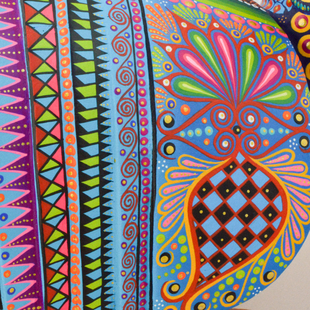 Armadillo Alebrije Wood Carving - magiamexica.com