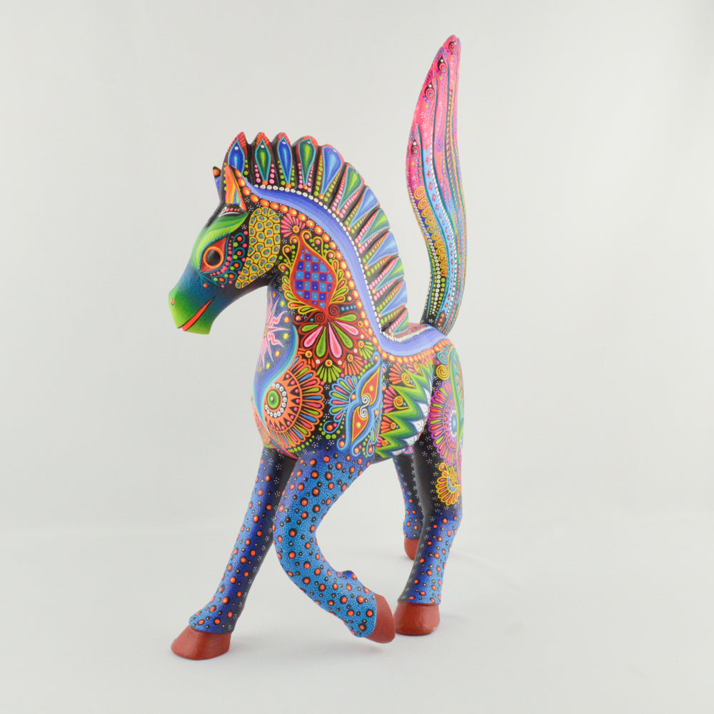 Horse Alebrije Oaxacan Wood Carving - magiamexica.com