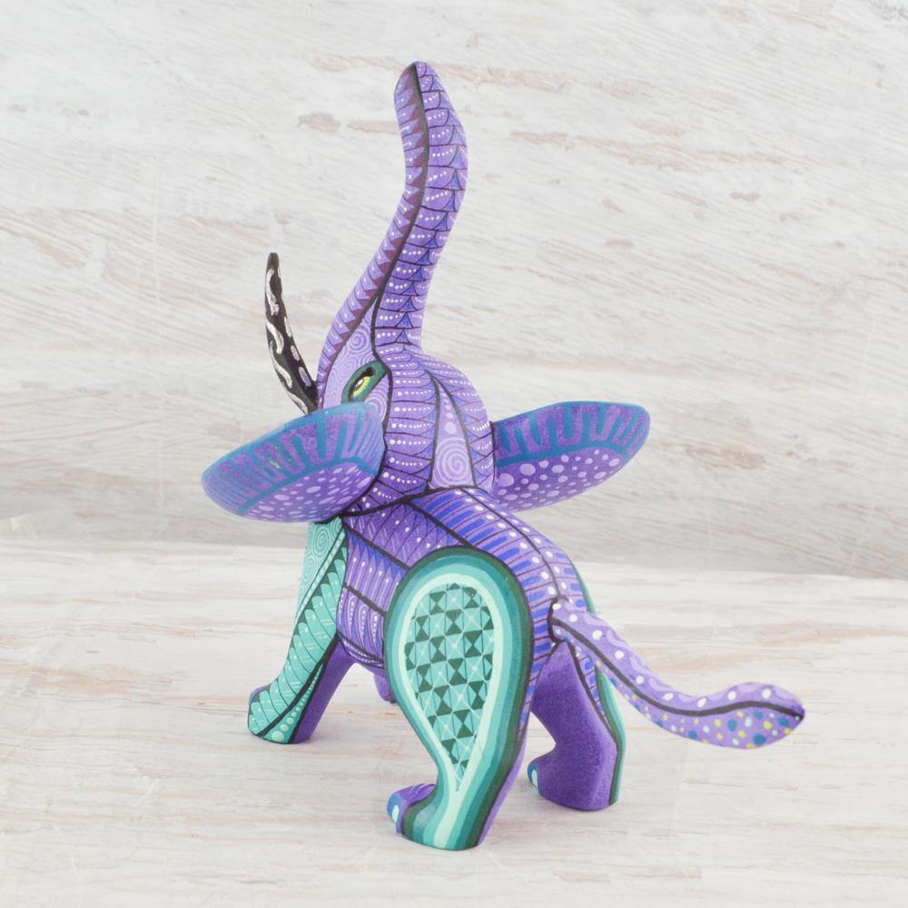 Alebrije Oaxacan Wood Carving Elephant - Magia Mexica