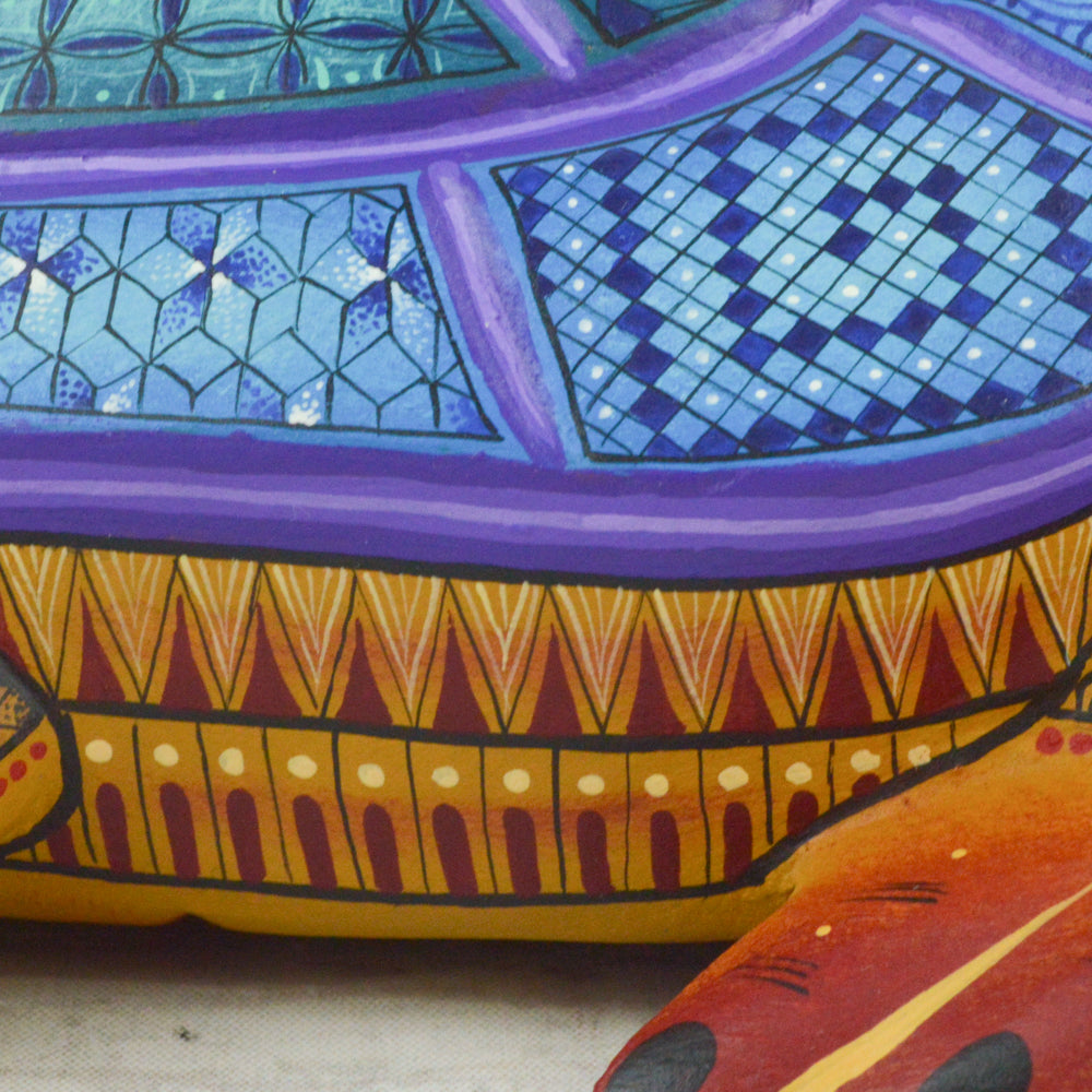 Turtle Alebrije Oaxacan Wood Carving - Magia Mexica