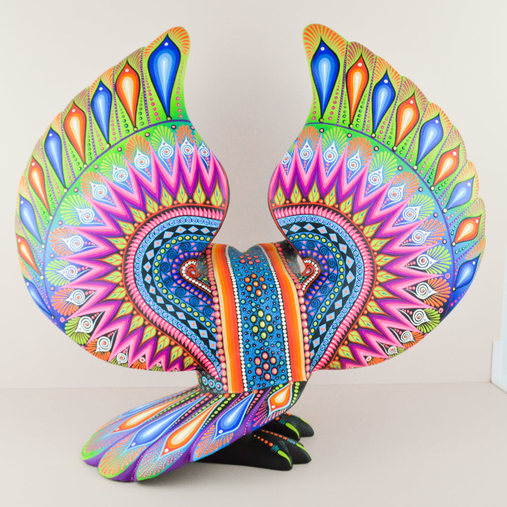 Alebrije Oaxacan Wood Carving Owl - Magia Mexica