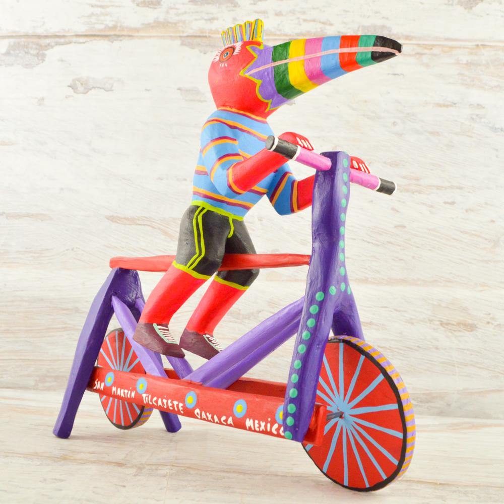 Alebrije Oaxacan Wood Carving Toucan - Magia Mexica