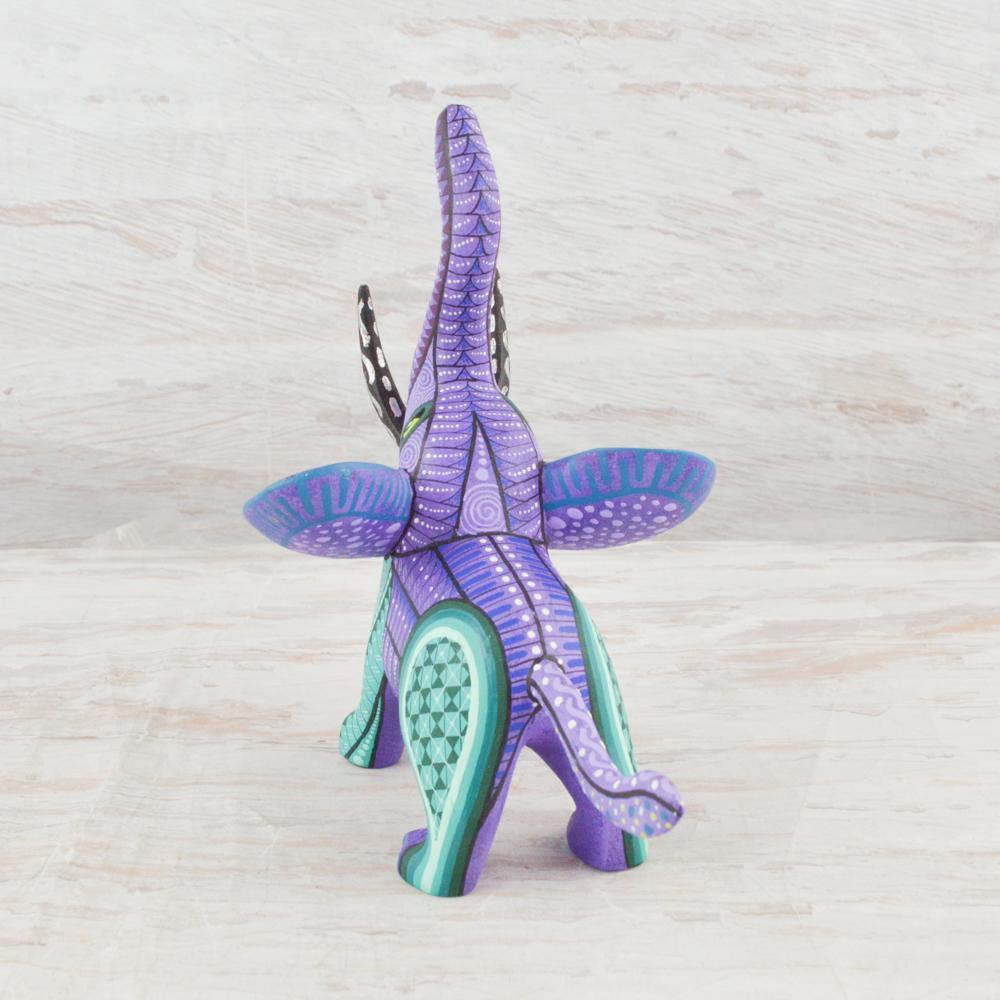 Alebrije Oaxacan Wood Carving Elephant - Magia Mexica