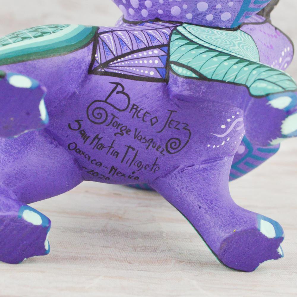 Alebrije Oaxacan Wood Carving Elephant - Magia Mexica