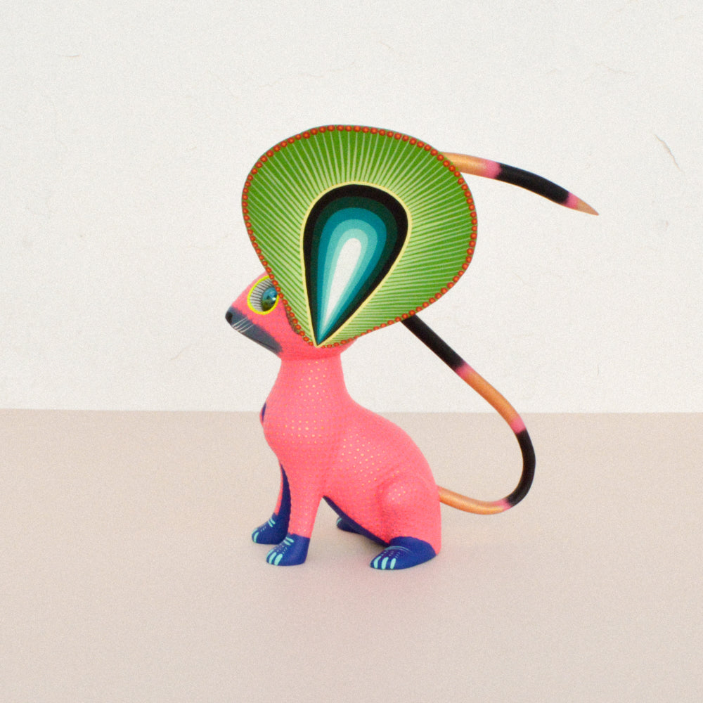 Mouse Alebrije Wood Carving - magiamexica.com