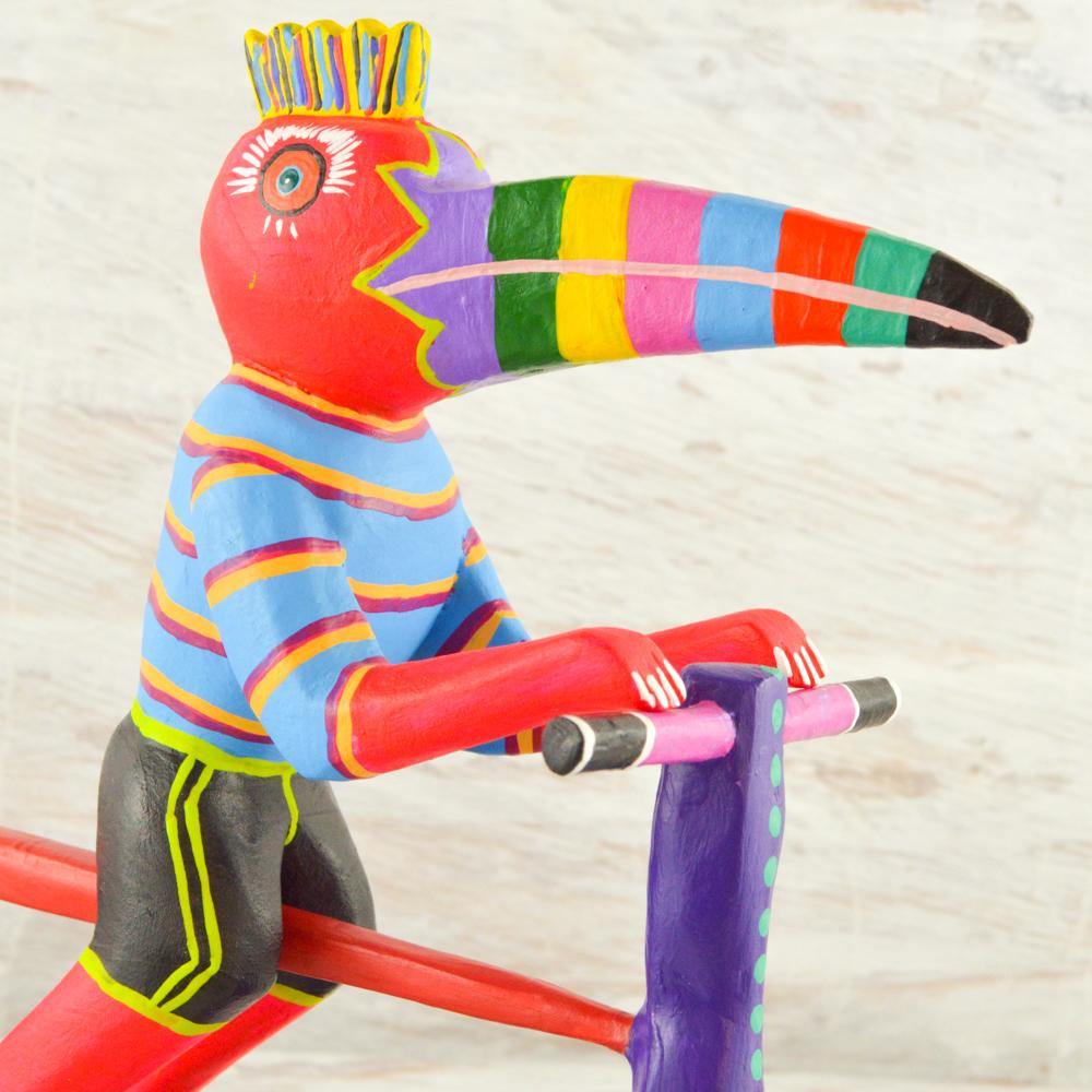 Alebrije Oaxacan Wood Carving Toucan - Magia Mexica
