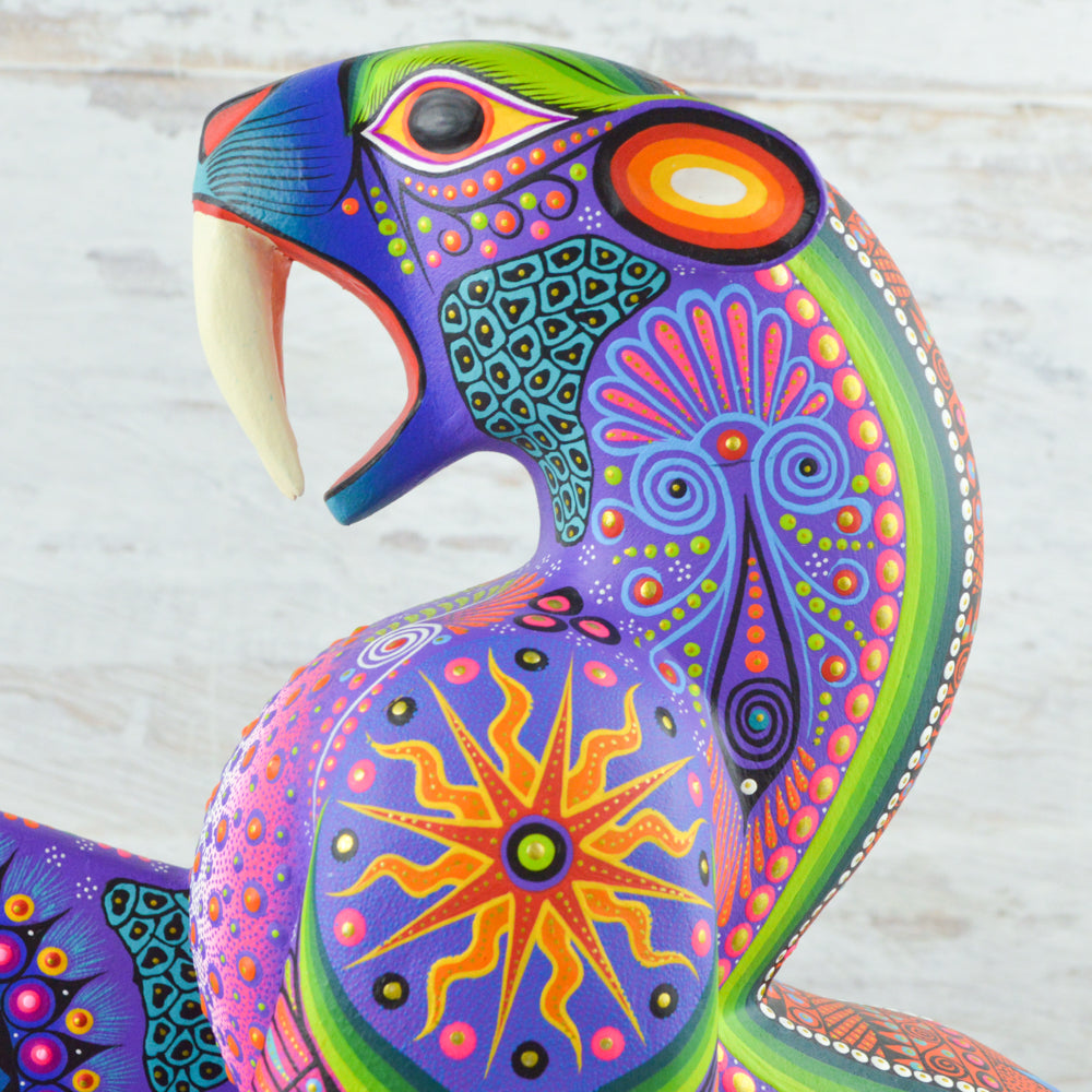 Polar Bear Alebrije Wood Carving Handcrafts - Magia Mexica
