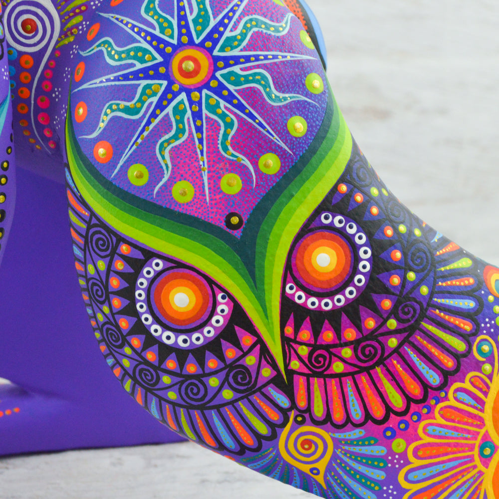 Polar Bear Alebrije Wood Carving Handcrafts - Magia Mexica