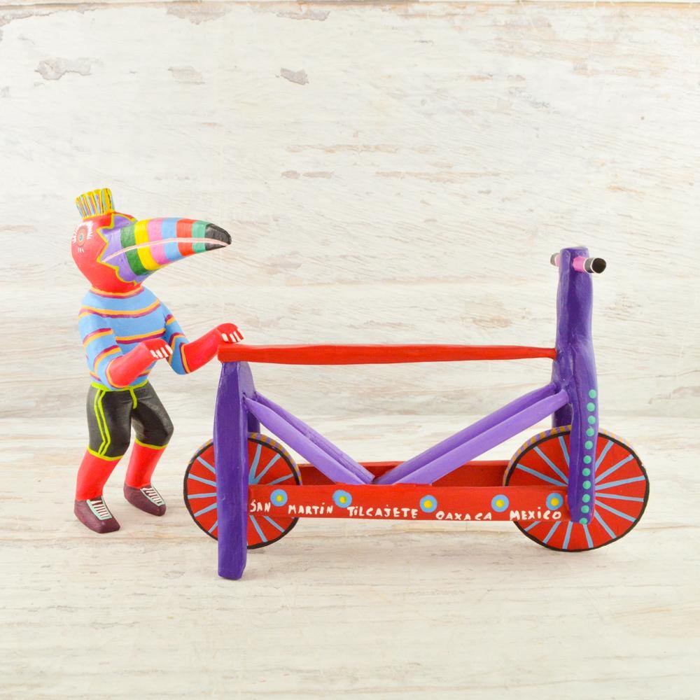 Alebrije Oaxacan Wood Carving Toucan - Magia Mexica