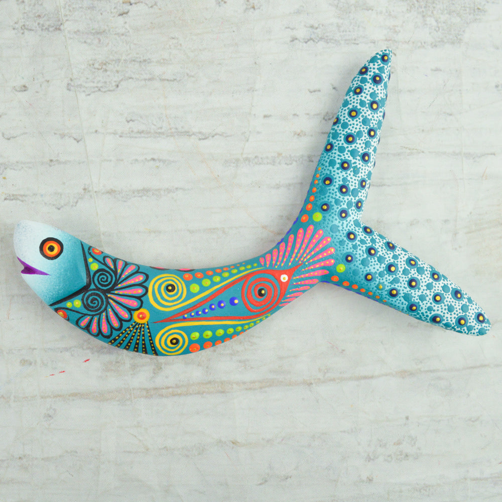 Polar Bear Alebrije Wood Carving Handcrafts - Magia Mexica