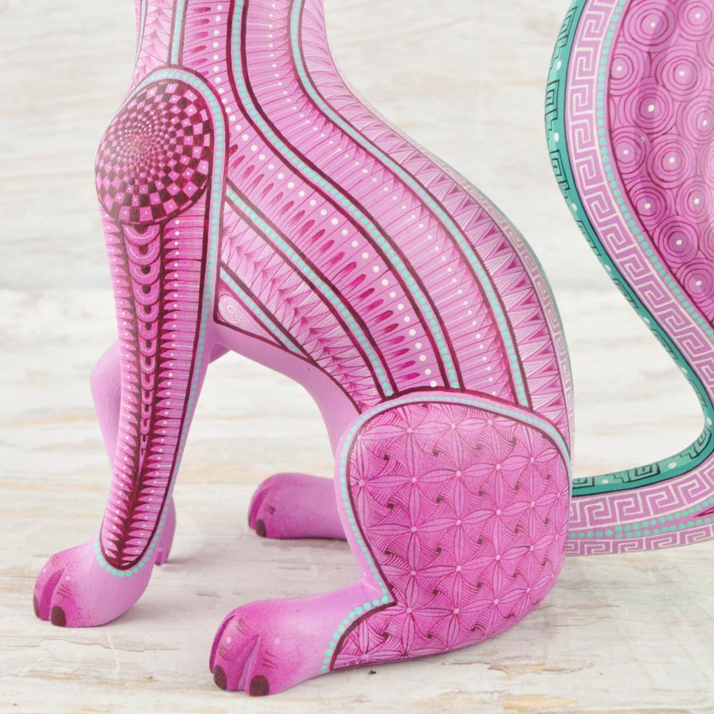 Alebrije Oaxacan Wood Carving Wolf - Magia Mexica