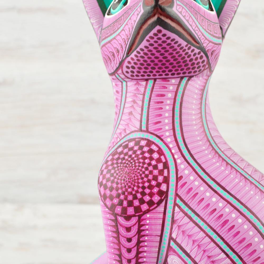 Alebrije Oaxacan Wood Carving Wolf - Magia Mexica